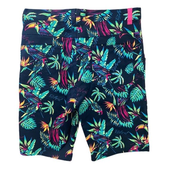 B.L.V.D. Supply Bird of Paradise Tropical walking shorts SIZE 32 - Picture 2 of 3